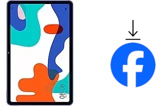 Como instalar o Facebook em um Huawei MatePad 10.4 (2022)