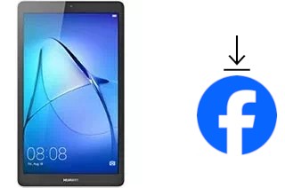 Como instalar o Facebook em um Huawei MediaPad T3 7.0