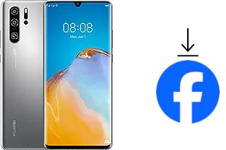 Como instalar o Facebook em um Huawei P30 Pro New Edition