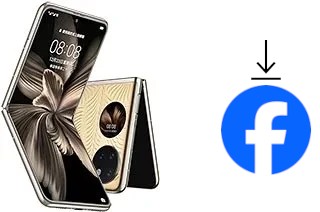 Como instalar o Facebook em um Huawei P50 Pocket