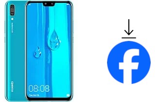 Como instalar o Facebook em um Huawei Y9 (2019)