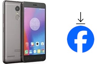 Como instalar o Facebook em um Lenovo K6 Power