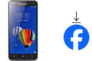 Como instalar o Facebook em um Lenovo S580