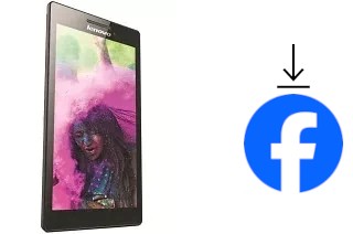 Como instalar o Facebook em um Lenovo Tab 2 A7-10