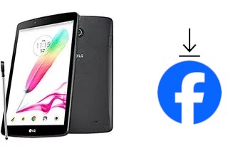 Como instalar o Facebook em um LG G Pad II 8.0 LTE