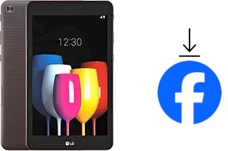 Como instalar o Facebook em um LG G Pad IV 8.0 FHD