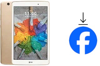 Como instalar o Facebook em um LG G Pad X 8.0