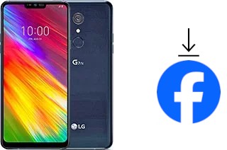 Como instalar o Facebook em um LG G7 Fit