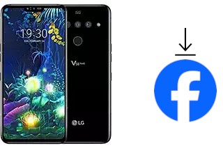 Como instalar o Facebook em um LG V50 ThinQ 5G