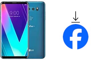 Como instalar o Facebook em um LG V30S ThinQ