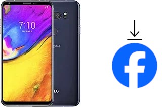 Como instalar o Facebook em um LG V35 ThinQ