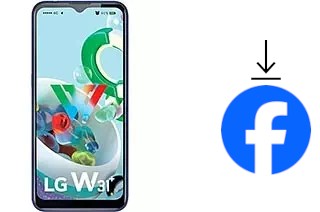 Como instalar o Facebook em um LG W31+