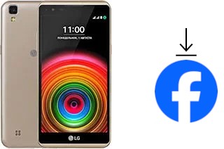 Como instalar o Facebook em um LG X power