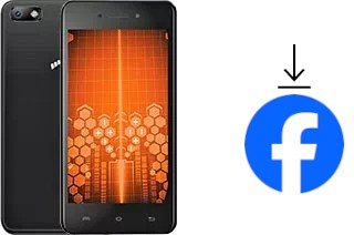 Como instalar o Facebook em um Micromax Bharat 5