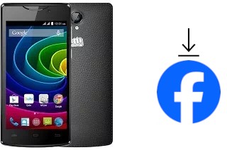 Como instalar o Facebook em um Micromax Bolt D320