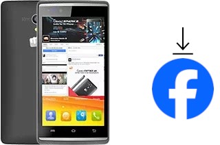 Como instalar o Facebook em um Micromax Canvas Fire 4G Q411