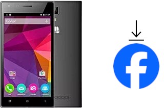 Como instalar o Facebook em um Micromax Canvas xp 4G Q413