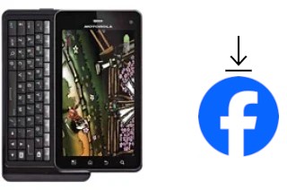 Como instalar o Facebook em um Motorola Milestone XT883