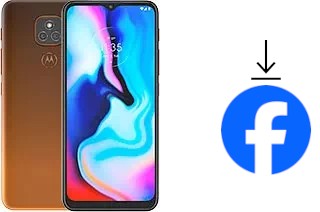 Como instalar o Facebook em um Motorola Moto E7 Plus