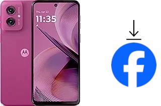 Como instalar o Facebook em um Motorola Moto G55