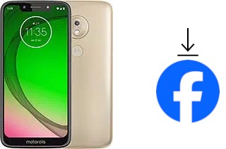 Como instalar o Facebook em um Motorola Moto G7 Play