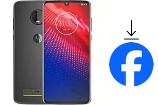 Como instalar o Facebook em um Motorola Moto Z4 Force