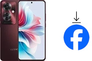 Como instalar o Facebook em um Oppo F25 Pro