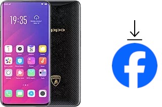 Como instalar o Facebook em um Oppo Find X Lamborghini Edition