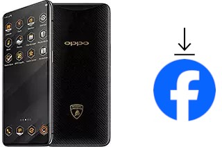 Como instalar o Facebook em um Oppo Find X Lamborghini