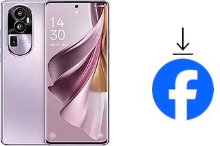 Como instalar o Facebook em um Oppo Reno10 Pro+