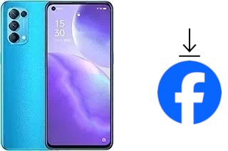 Como instalar o Facebook em um Oppo Reno5 5G