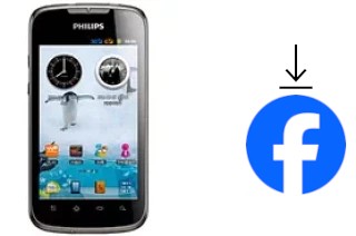 Como instalar o Facebook em um Philips W635