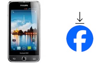 Como instalar o Facebook em um Philips W736