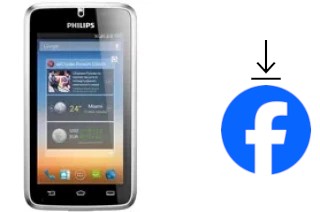 Como instalar o Facebook em um Philips W8500