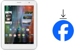 Como instalar o Facebook em um Prestigio MultiPad 4 Ultimate 8.0 3G