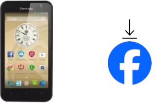 Como instalar o Facebook em um Prestigio MultiPhone 3450 DUO