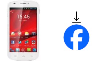 Como instalar o Facebook em um Prestigio MultiPhone 5000 Duo