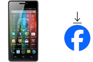 Como instalar o Facebook em um Prestigio MultiPhone 5450 Duo