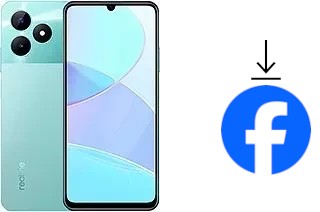 Como instalar o Facebook em um Realme C51