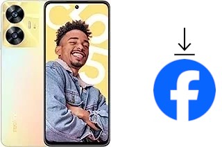 Como instalar o Facebook em um Realme C55