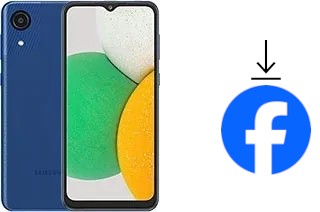 Como instalar o Facebook em um Samsung Galaxy A03 Core