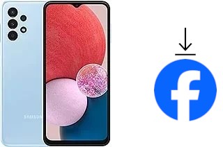 Como instalar o Facebook em um Samsung Galaxy A13 (SM-A137)