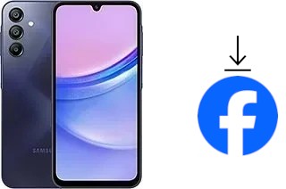 Como instalar o Facebook em um Samsung Galaxy A15