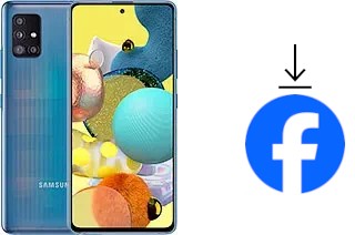 Como instalar o Facebook em um Samsung Galaxy A51 5G UW