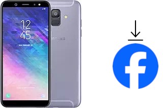 Como instalar o Facebook em um Samsung Galaxy A6 (2018)