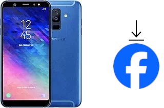 Como instalar o Facebook em um Samsung Galaxy A6+ (2018)