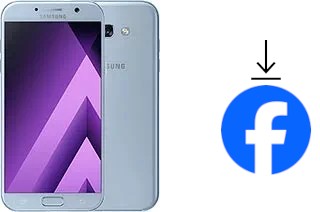 Como instalar o Facebook em um Samsung Galaxy A7 (2017)