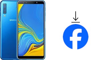 Como instalar o Facebook em um Samsung Galaxy A7 (2018)