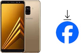 Como instalar o Facebook em um Samsung Galaxy A8 (2018)