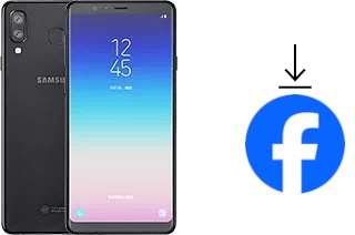 Como instalar o Facebook em um Samsung Galaxy A8 Star (A9 Star)